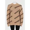 Wool oversized sweater