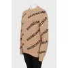 Wool oversized sweater