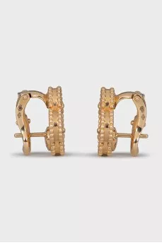 Сережки з жовтого золота Vintage Alhambra
