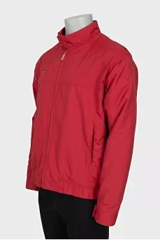 Men's jacket with a pocket on the back