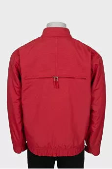 Men's jacket with a pocket on the back