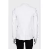 Fitted jacket with embroidered logo