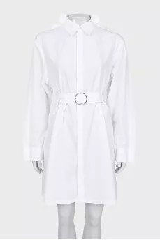 Long sleeve shirt dress