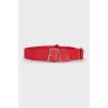 Men's belt with elastic inserts