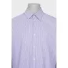 Men's Purple Patterned Shirt