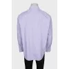 Men's Purple Patterned Shirt