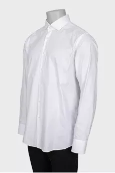 Мужская белая рубашка regular fit