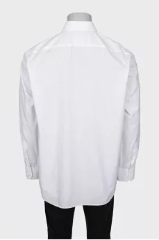 Мужская белая рубашка regular fit