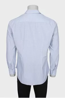 Мужская голубая рубашка derby fit
