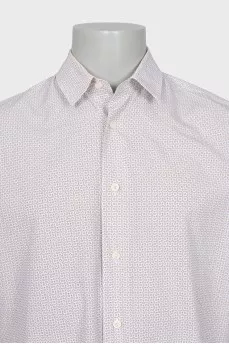 Мужская рубашка derby fit в принт