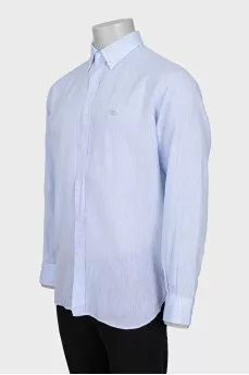 Мужская голубая рубашка tailor fit