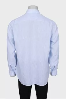 Мужская голубая рубашка tailor fit