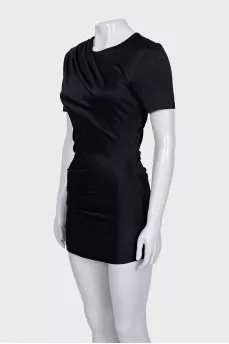 Bodycon Draped Mini Dress