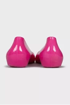 Pink rubber ballet shoes