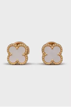 Сережки з жовтого золота Sweet Alhambra
