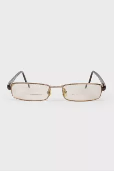Visiting glasses with rectangular lenses