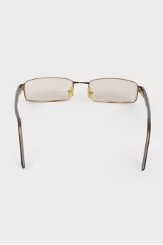 Visiting glasses with rectangular lenses