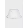White Panama Hat with Patch