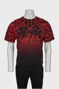 Men's animal print t-shirt