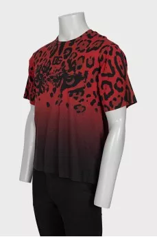 Men's animal print t-shirt