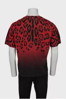Men's animal print t-shirt