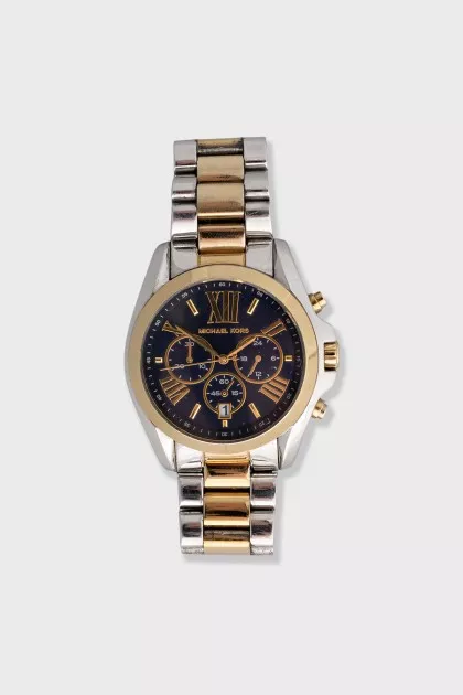 Men's watch with blue dial