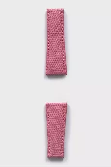 Leather watch strap