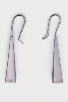 Geometric Silver Earrings