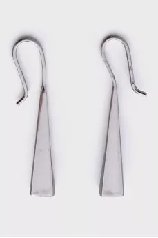 Geometric Silver Earrings