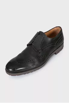Men's green brogues