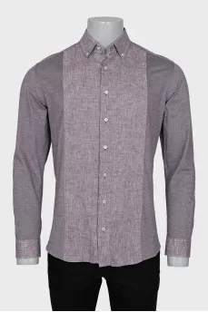 Men's shirt with insert