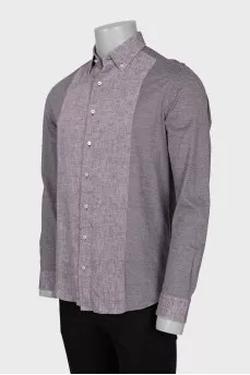 Men's shirt with insert