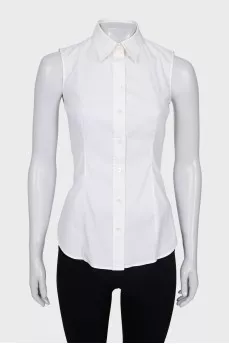 Fitted shirt-vest