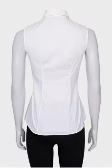Fitted shirt-vest