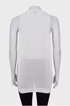 Transparent loose fit tank top