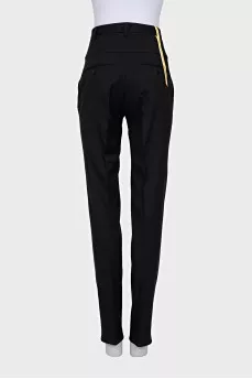 High waisted trousers
