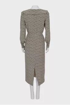 Silk Print Maxi Dress