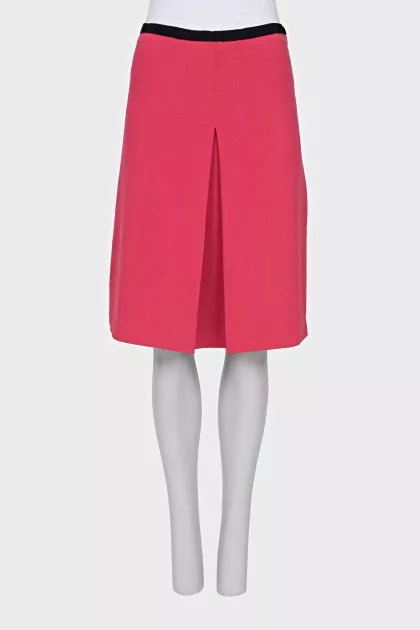 Pink A-line skirt