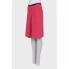 Pink A-line skirt