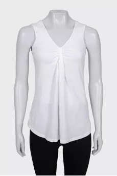 Front draped top