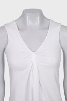 Front draped top