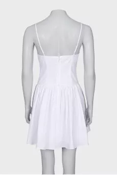 Fitted dress with thin straps