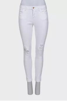 Slim fit low rise jeans