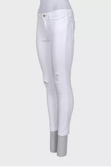 Slim fit low rise jeans