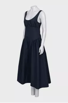 Blue maxi dress with tag