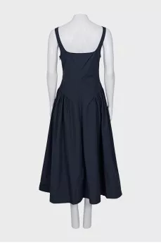 Blue maxi dress with tag