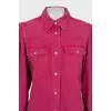 Shirt with patch pockets