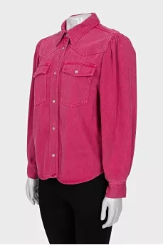 Shirt with patch pockets