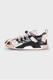 Sneakers with NS1 brand logo