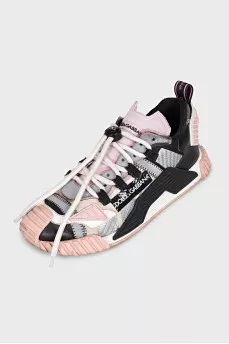 Sneakers with NS1 brand logo